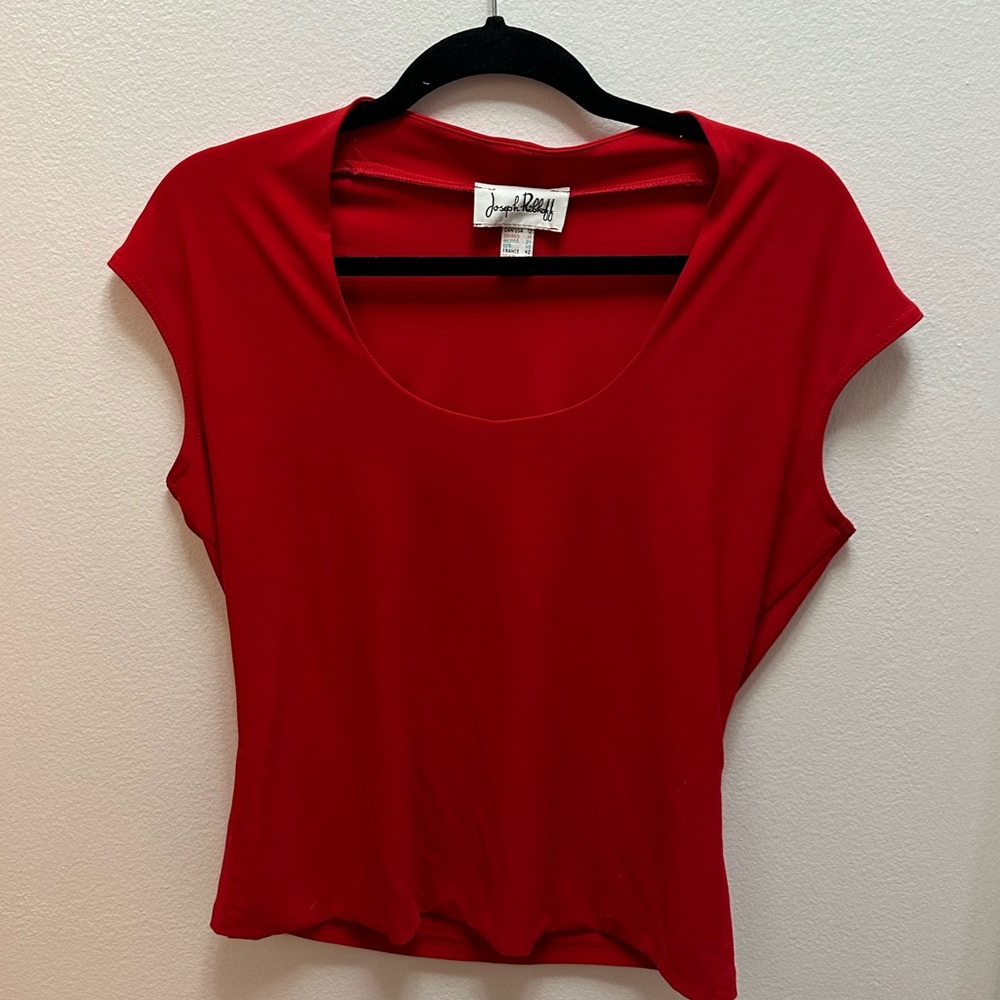 Joseph Ribkoff Red Blouse - Picture 2 of 6